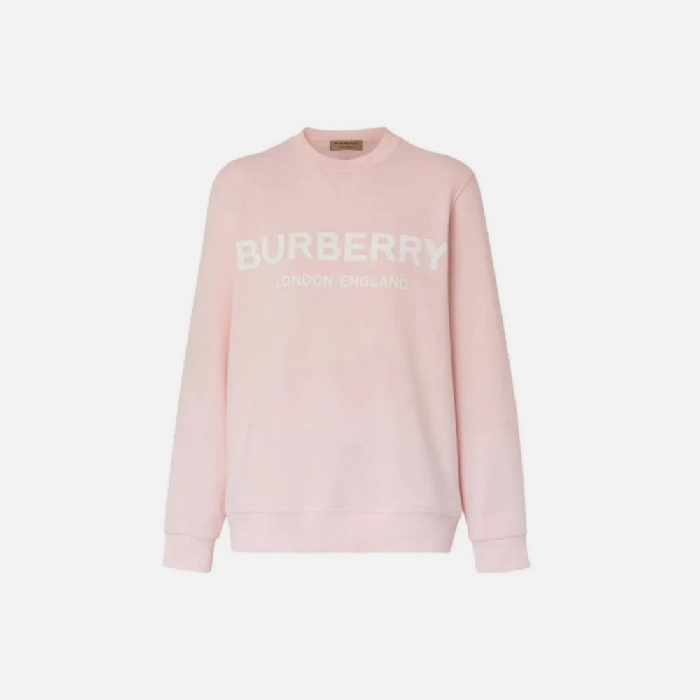 Burberry Pink Lanslow Logo Sweatshirt